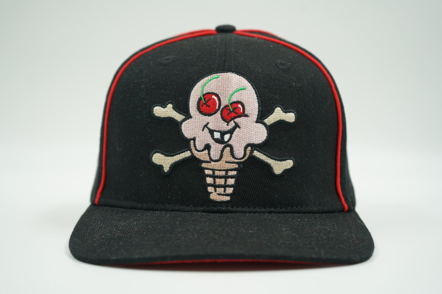 Ice Cream Skull Cone Black Cap