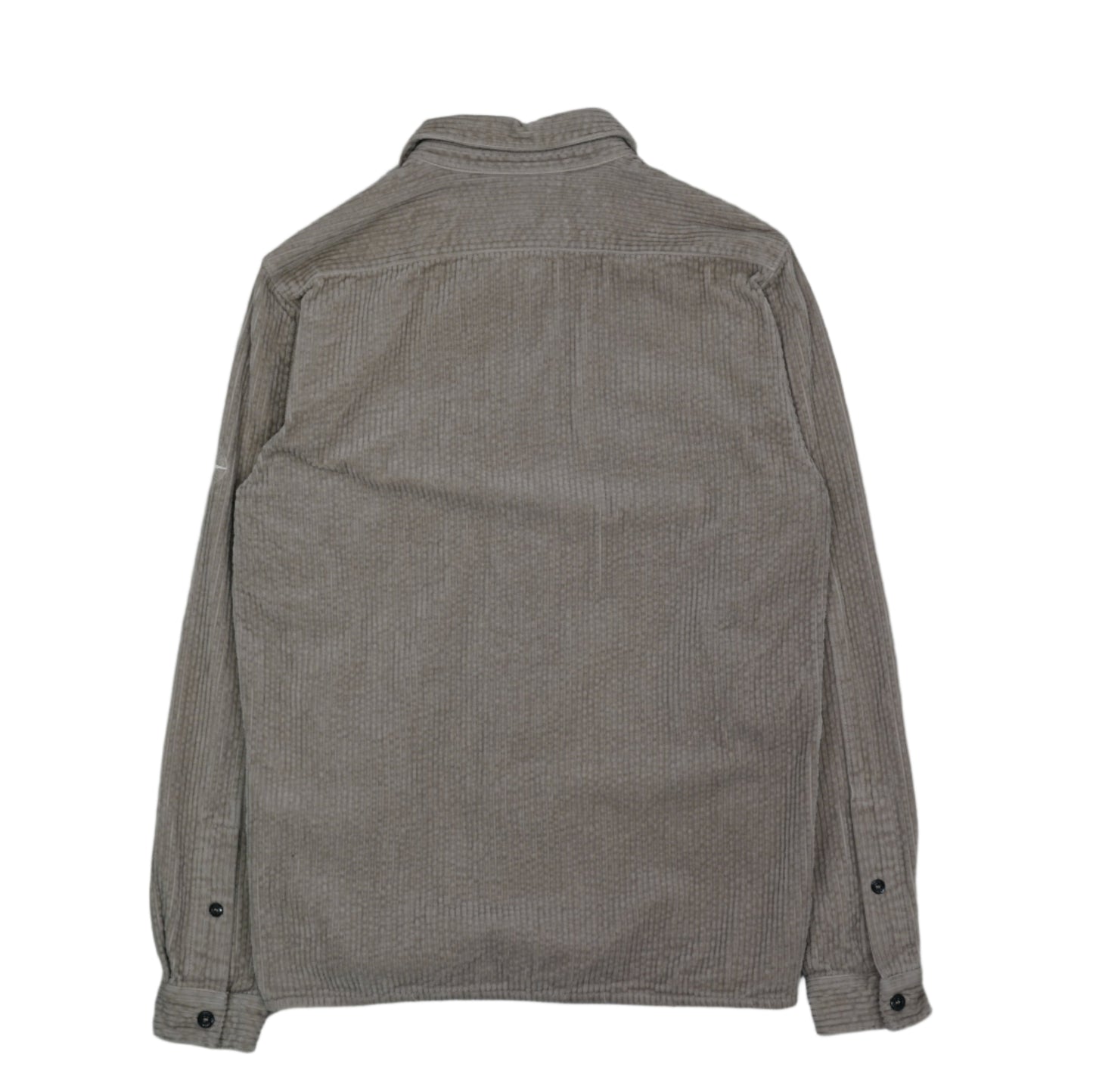 Stone Island Garment Dyed Corduroy Grey Overshirt