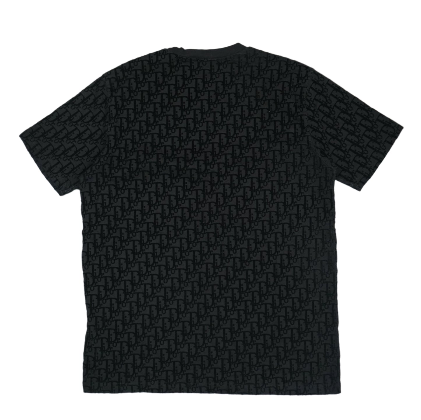 Dior Velour Oblique Black T-Shirt