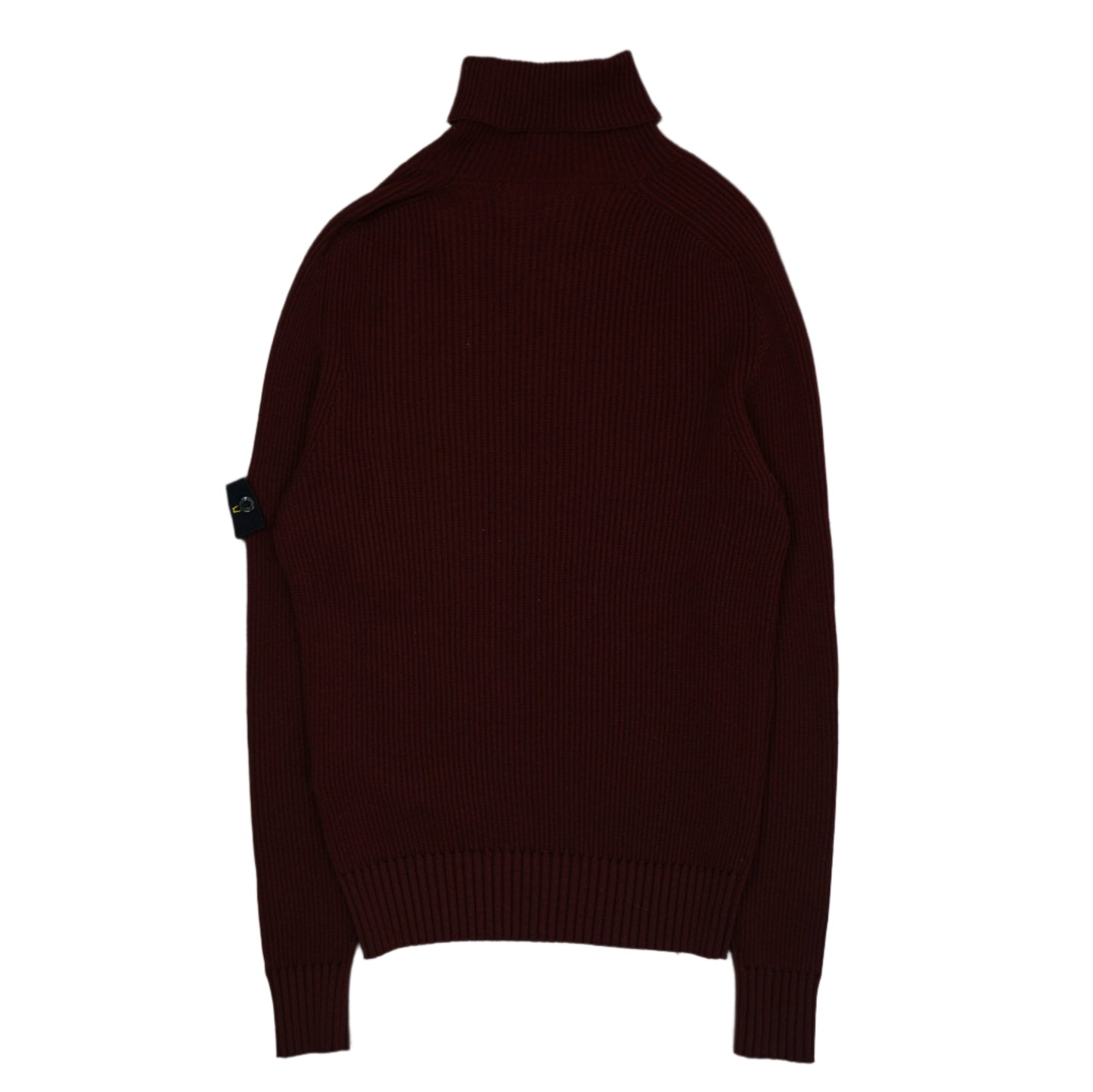 Stone Island Burgundy Knitwear Turtleneck