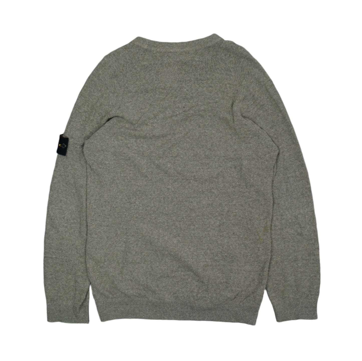 Stone Island Grey/Green Knitwear Crewneck