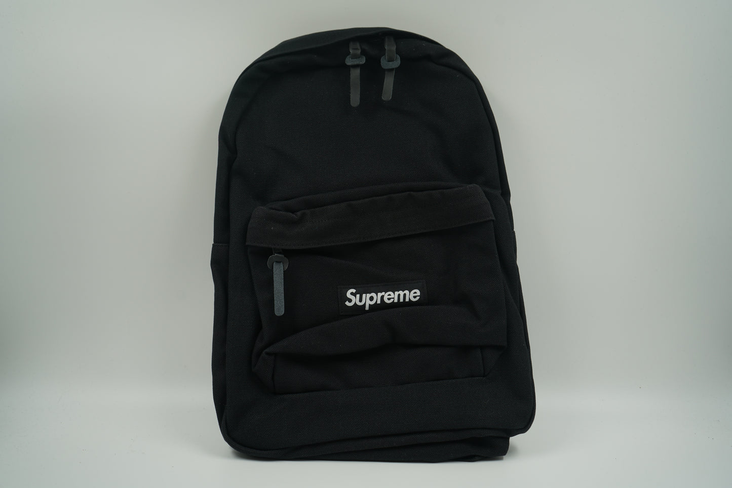 Supreme Canvas Black Backpack