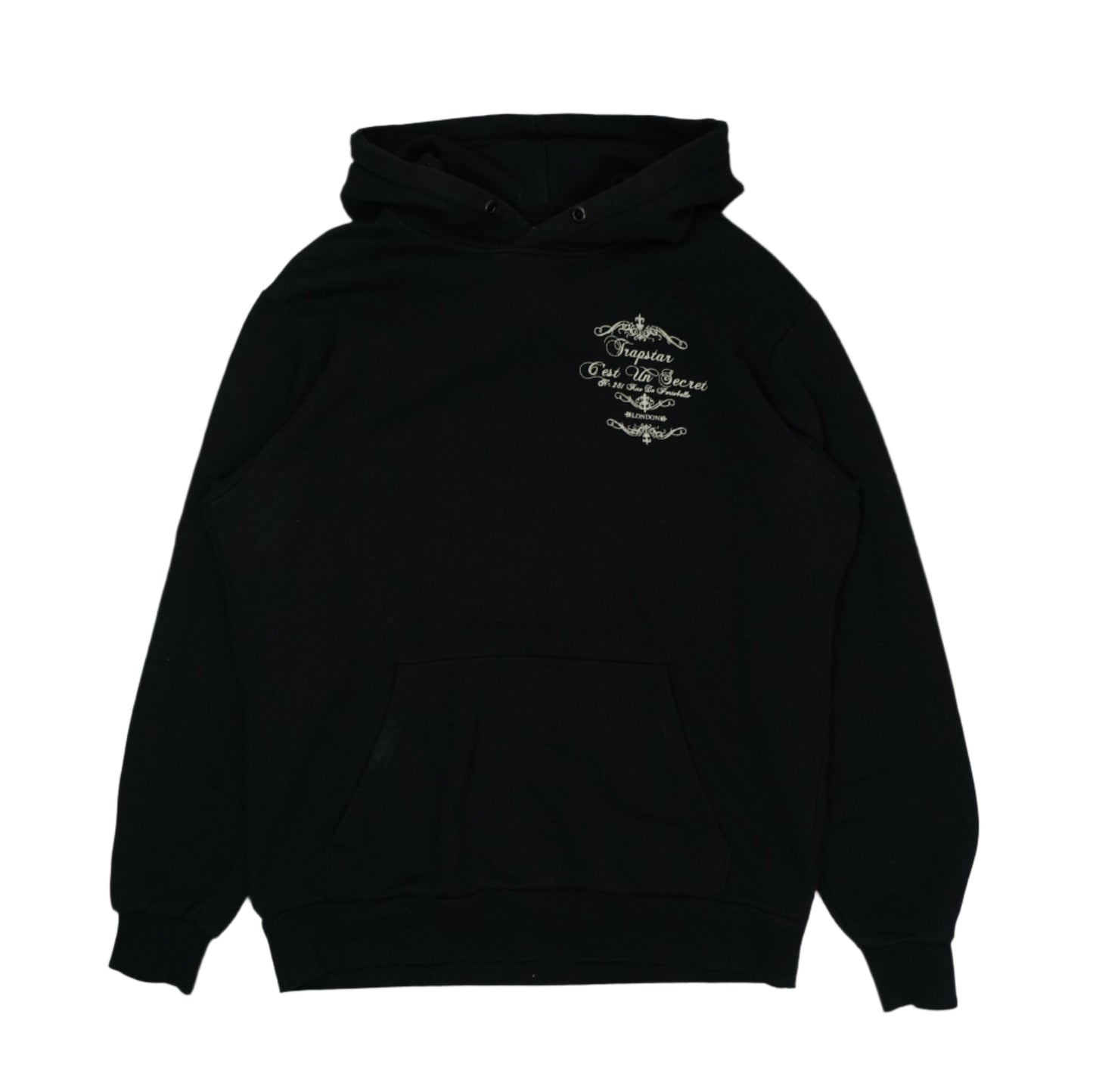 Trapstar Cest Un Secret Black Hoodie