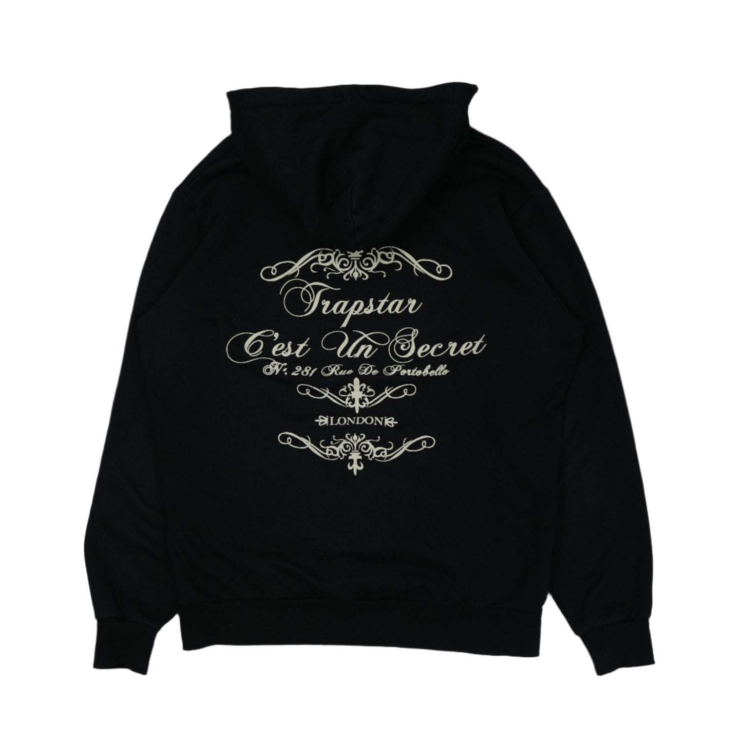 Trapstar Cest Un Secret Black Hoodie
