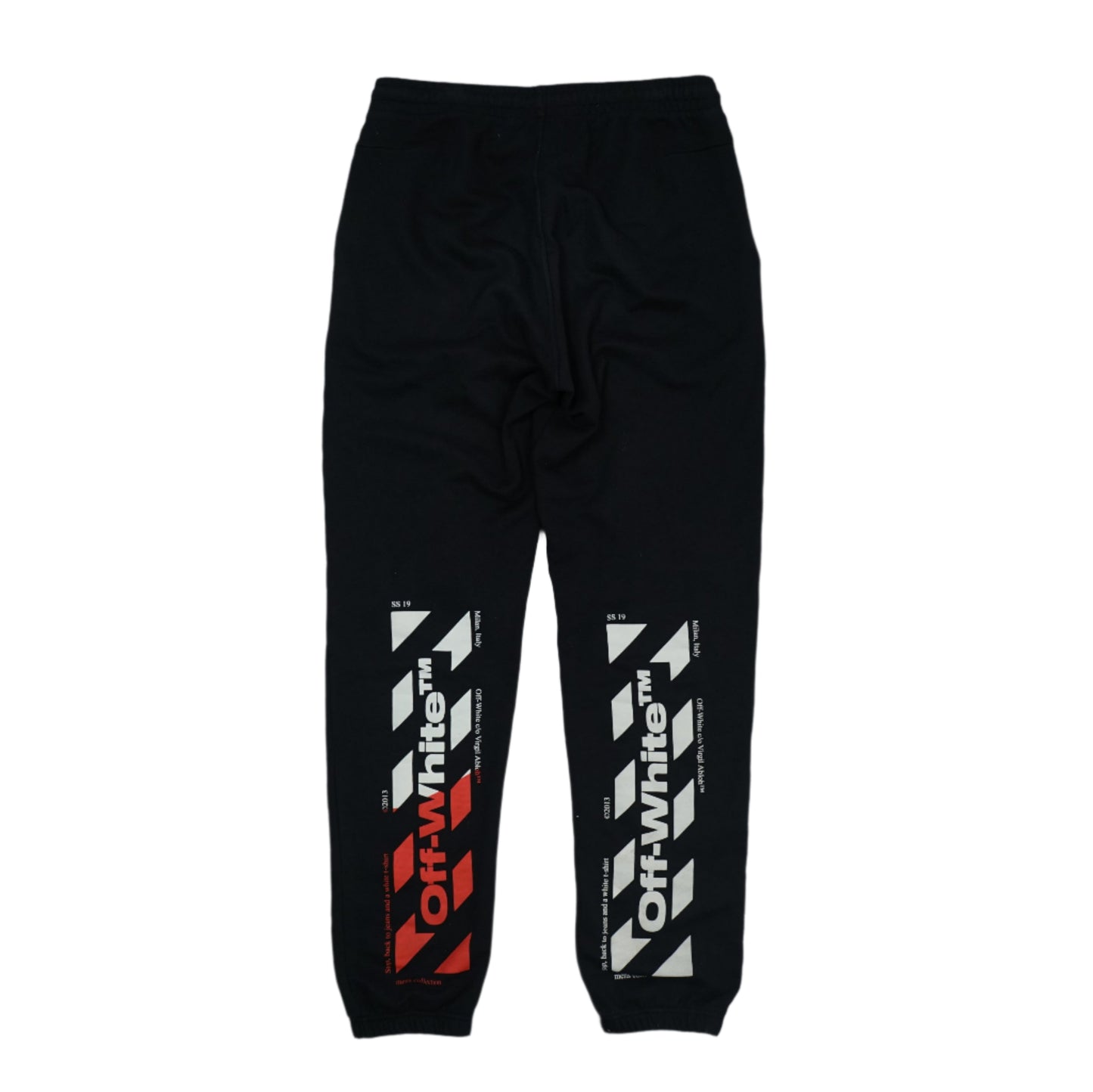 Off-White Stop Black Sweatpants