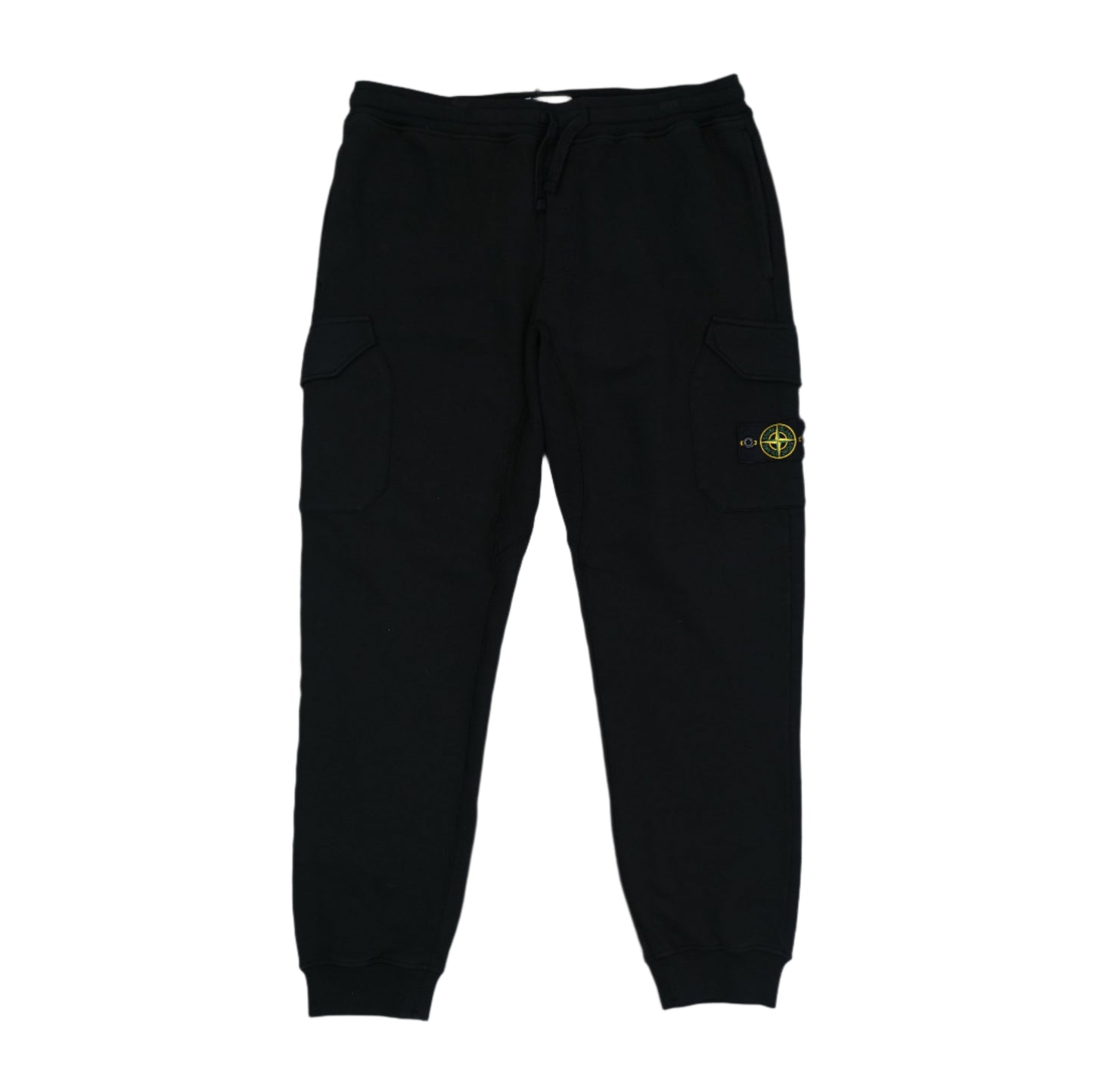 Stone Island Black Cargo Sweatpants