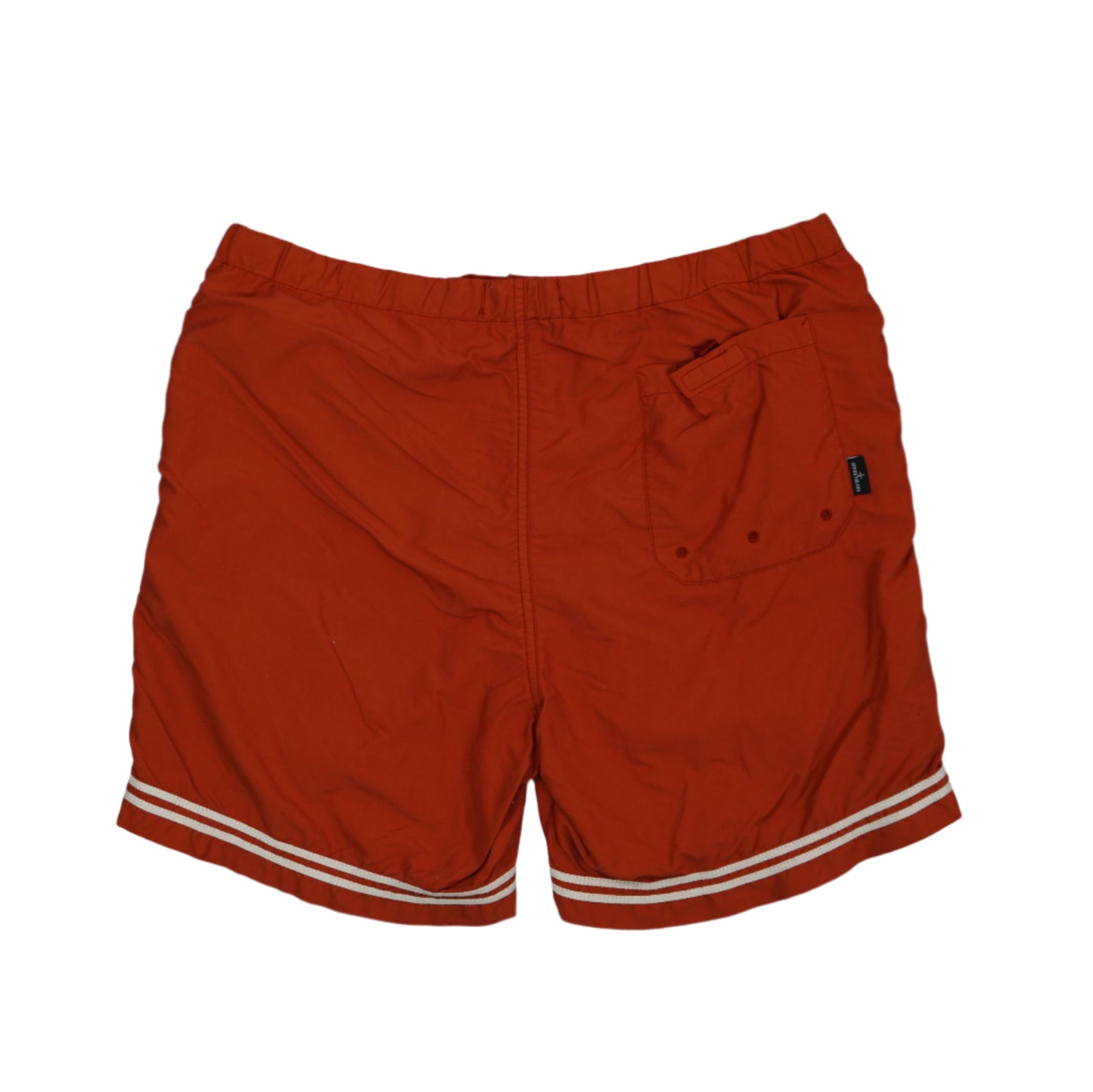 Stone Island Marina Logo Red Shorts
