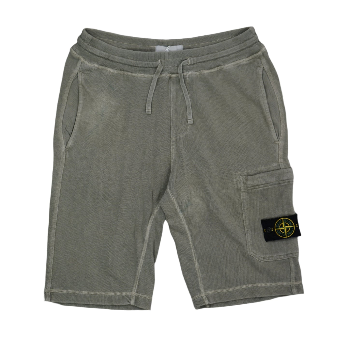 Stone Island Beige Green Softpants Shorts