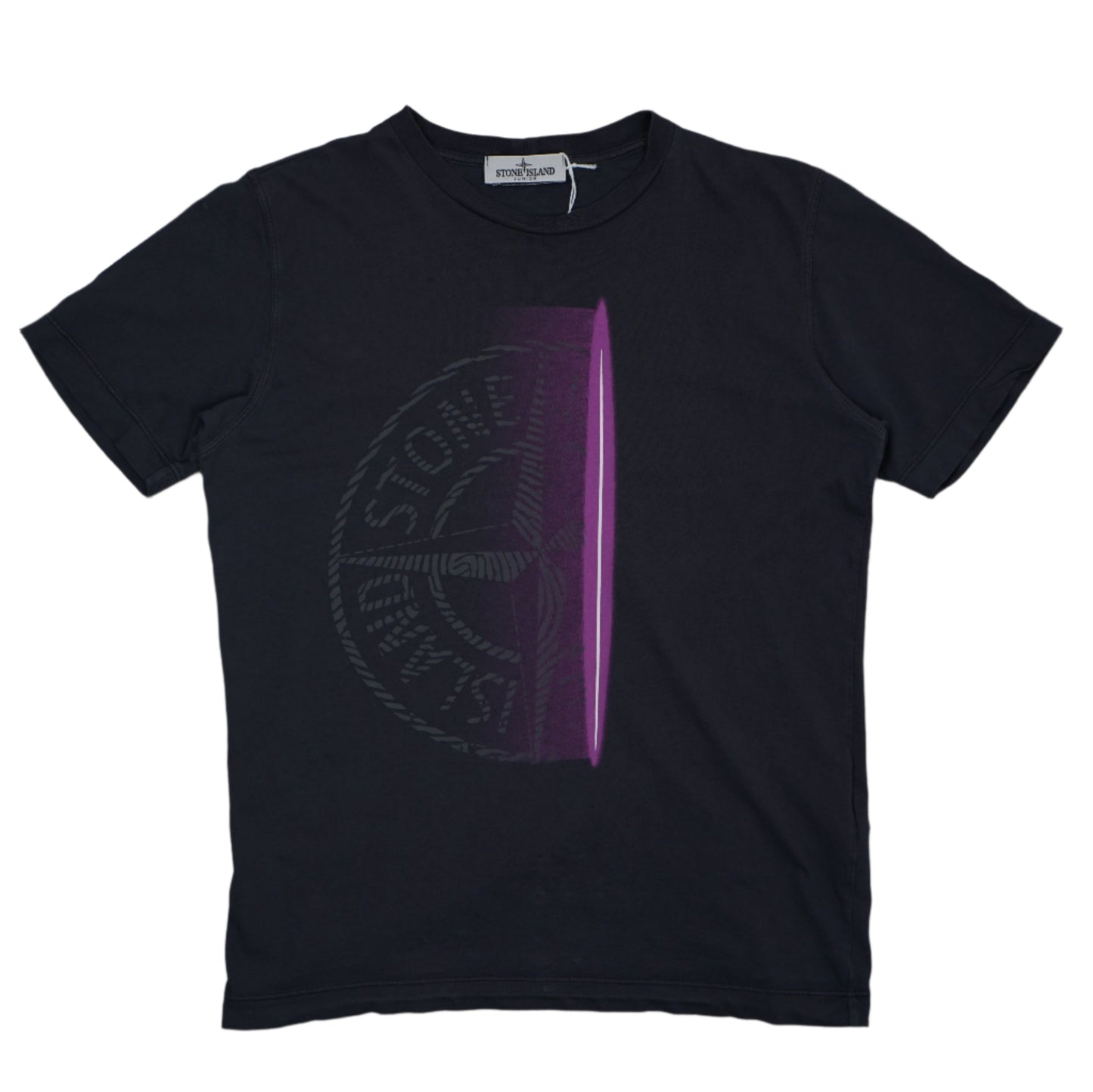 Stone Island Junior Portal Logo Grey T-Shirt