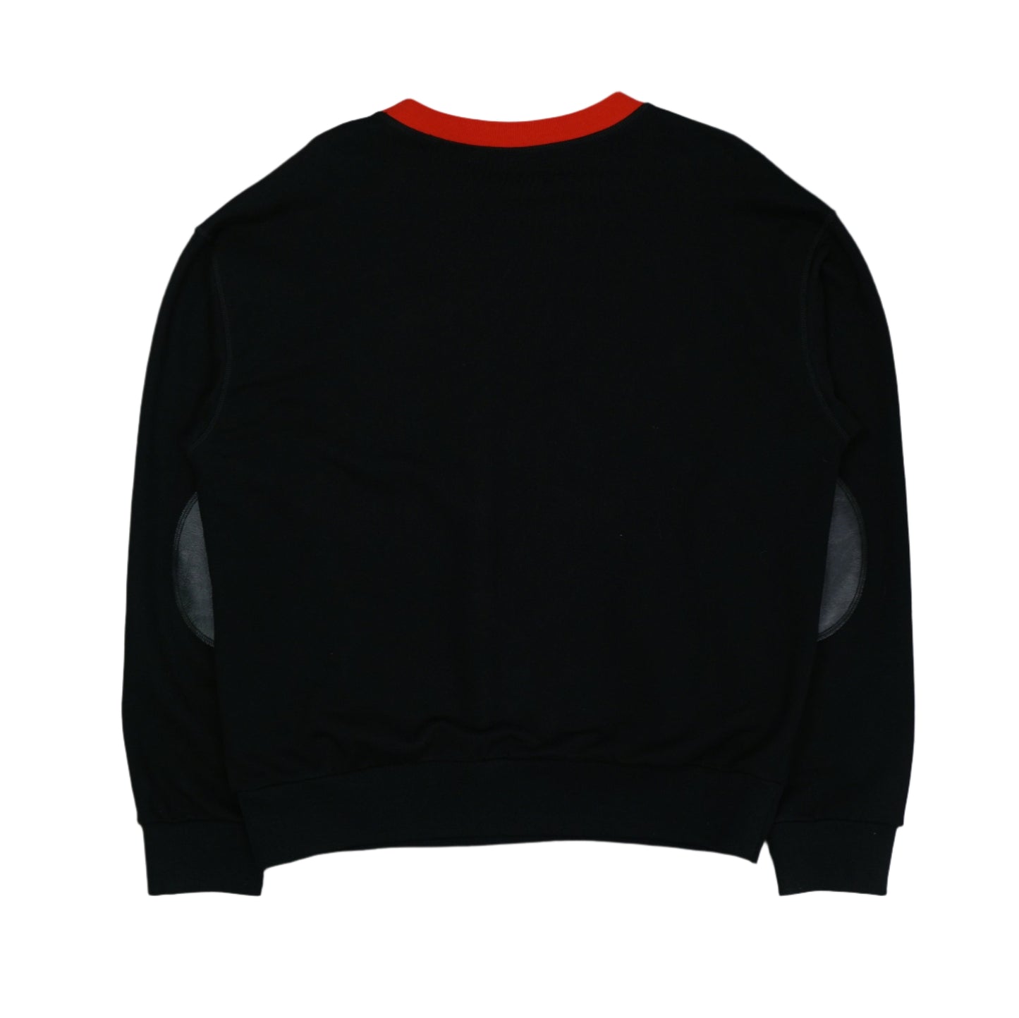 Givenchy Embroidered Logo Red Neck Black Crewneck