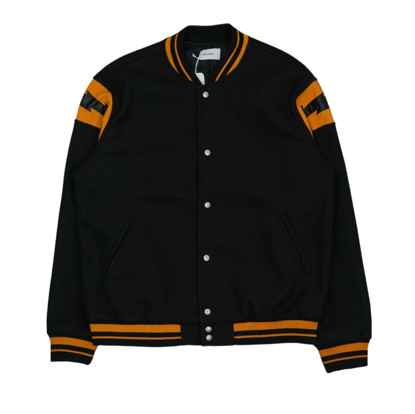 Rhude Orange/Black Collage Jacket