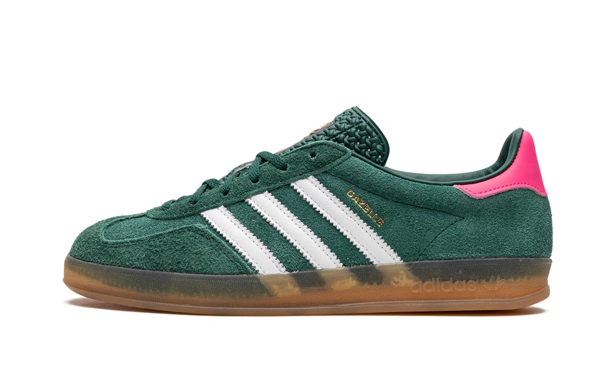 Adidas Gazelle Indoor Collegiate Green Pink – SecondPlace