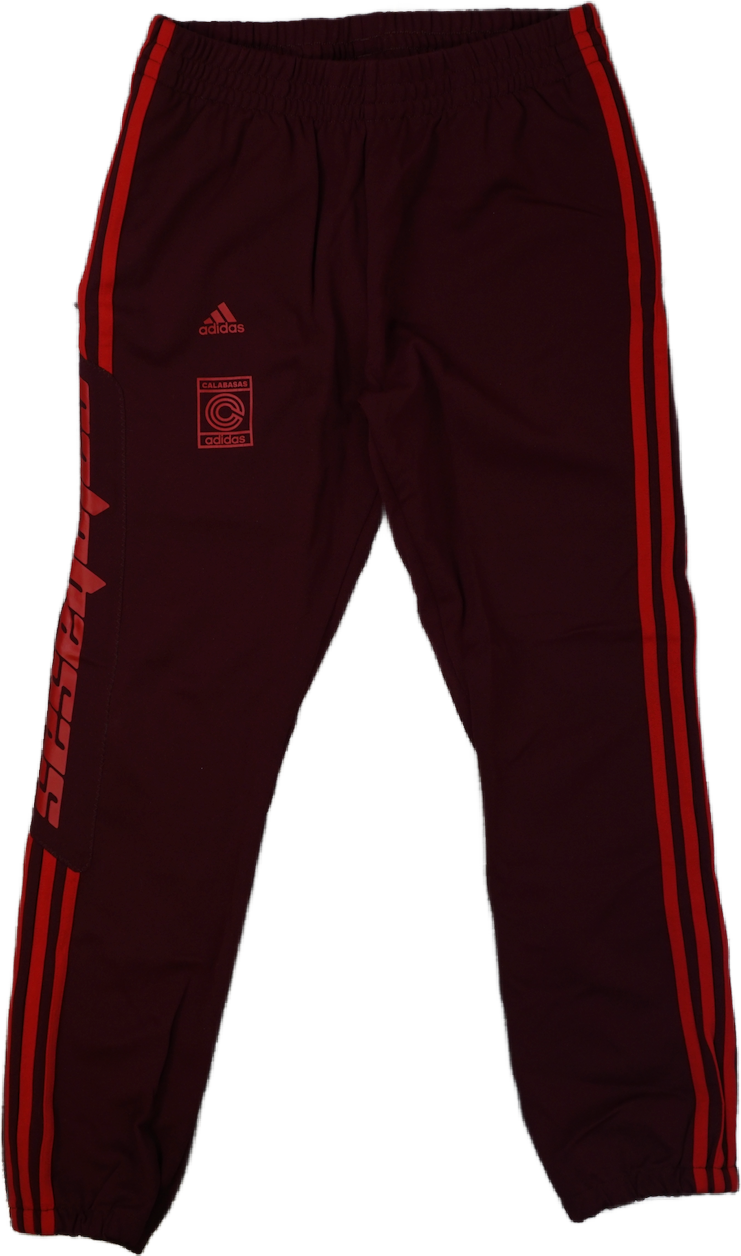 Adidas x Yeezy Calabases Maroon Red Trackpants