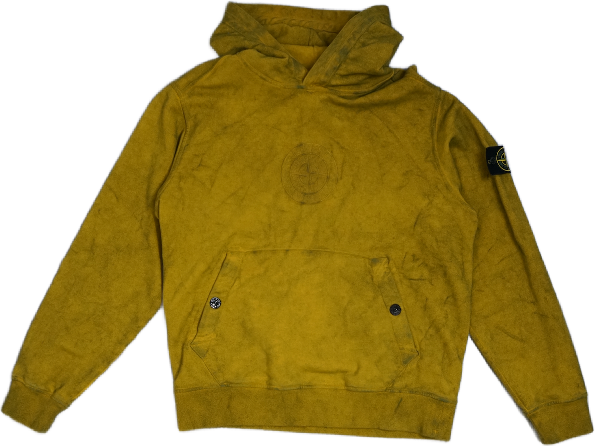 Stone Island x Supreme Yellow Circle Hoodie SecondPlace