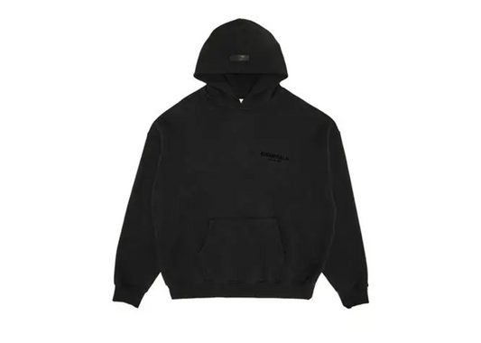 Essentials Stretch Limo Pullover Black Hoodie