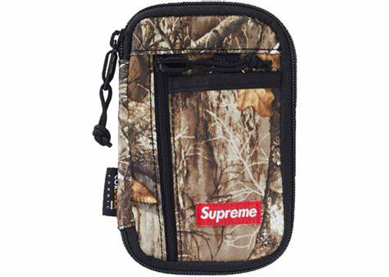 Supreme Small Real Tree Camo Zip Pouch