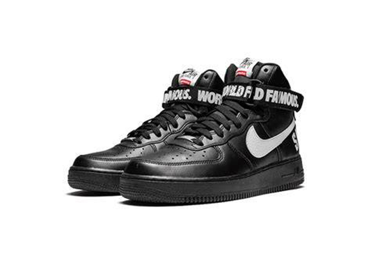 Air Force 1 High Supreme World Famous Black