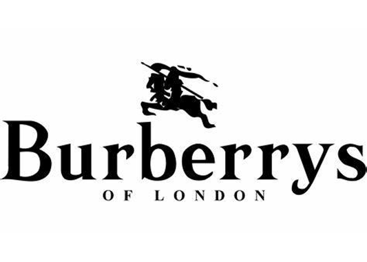 Burberry Embroidery Logo Navy Blue T-Shirt