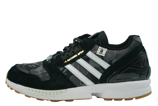 Adidas ZX 8000 BAPE x Undefeated Black Camo