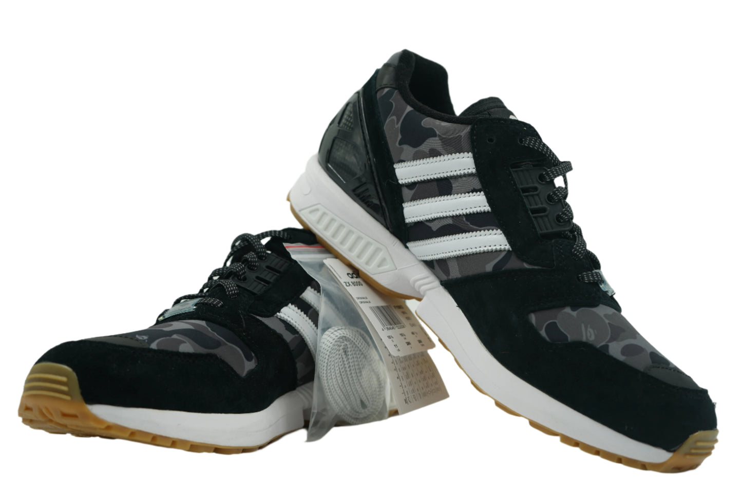 Adidas ZX 8000 BAPE x Undefeated Black Camo