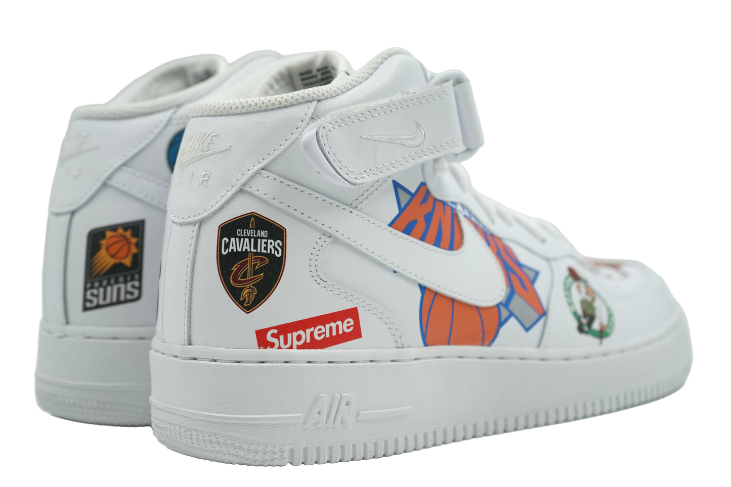Air Force 1 Mid 07 White Supreme x NBA