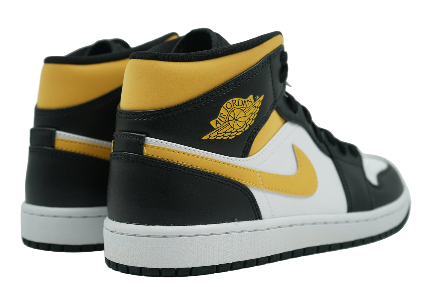 Air Jordan 1 Mid Black University Gold