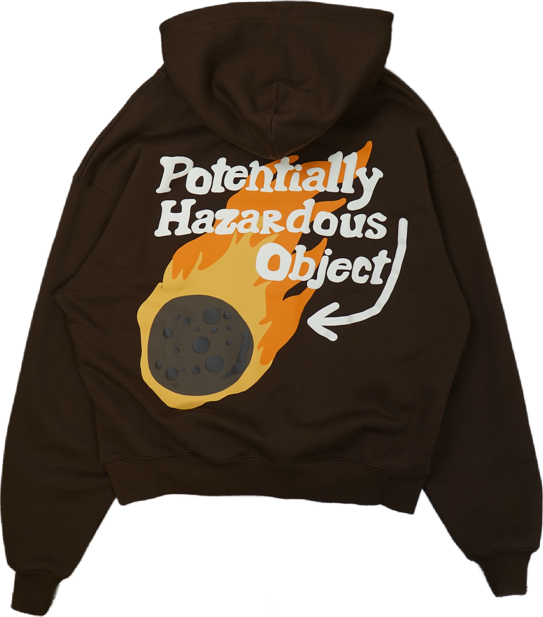 Broken Planet Asteroid Brown Hoodie