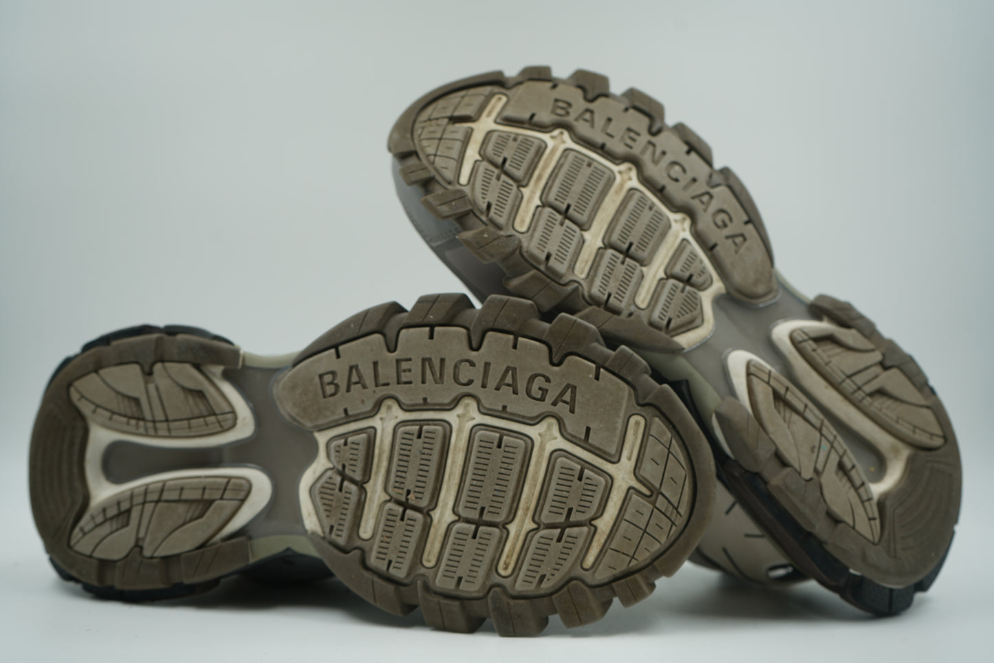 Balenciaga Grey/White Track Sneakers