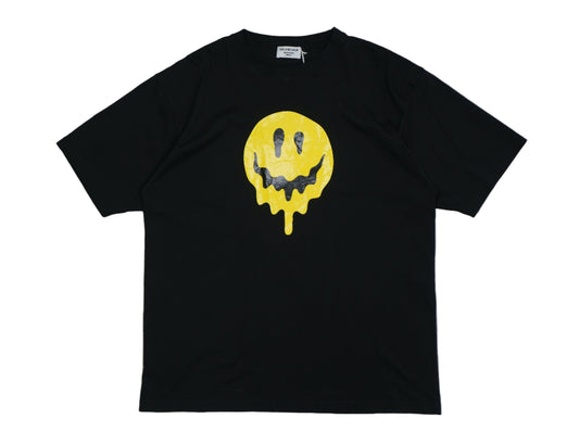 Balenciaga Smiley Drip Peace Black T-Shirt
