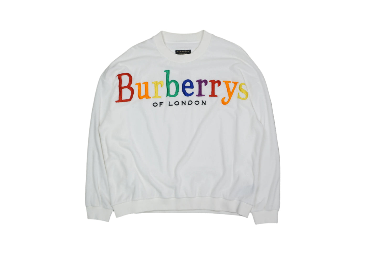 Burberry Rainbow Embroydery Towel Crewneck