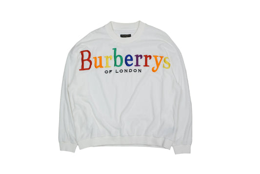 Burberry Rainbow Embroydery Towel Crewneck