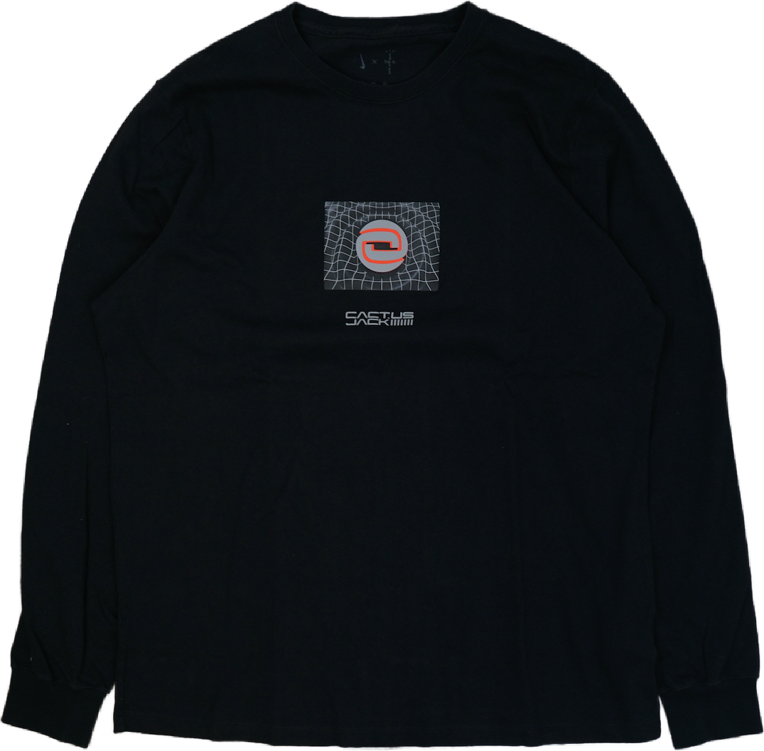 Cactus Jack x Nike Service Center Black Longsleeve