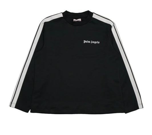 Palm Angels Black/White Track Crewneck