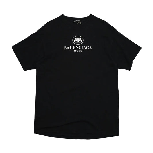 Balenciaga BB Mode Logo Black T-Shirt