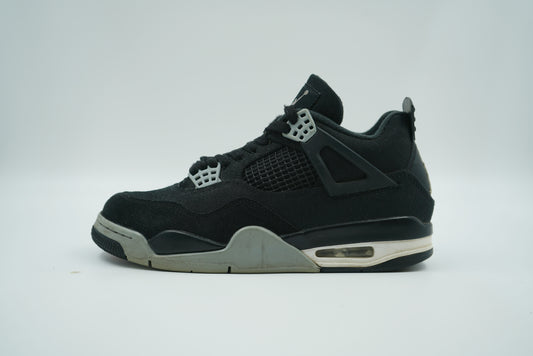 Air Jordan 4 Retro SE Black Canvas (Pre-owned)