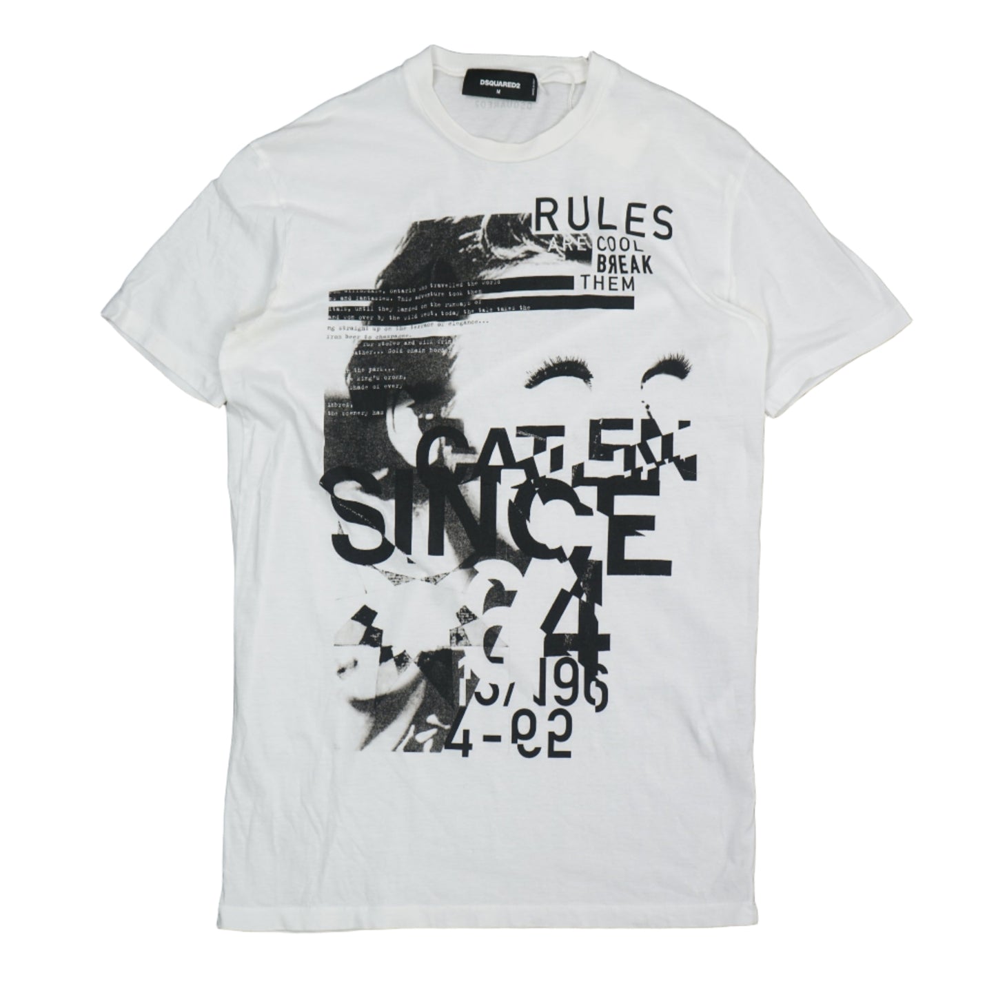 Dsquared2 Rules Are Cool White T-Shirt