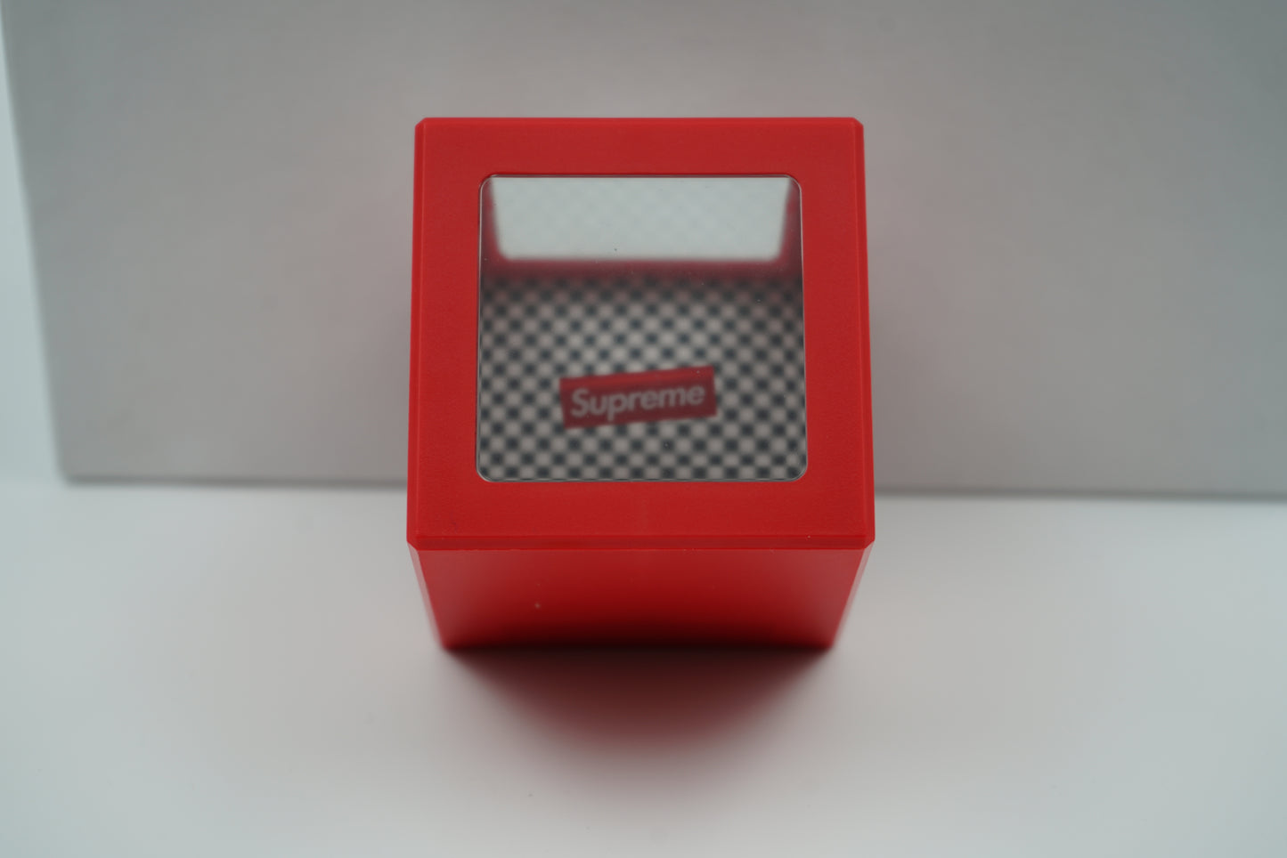 Supreme Red Illusion Coin Bank