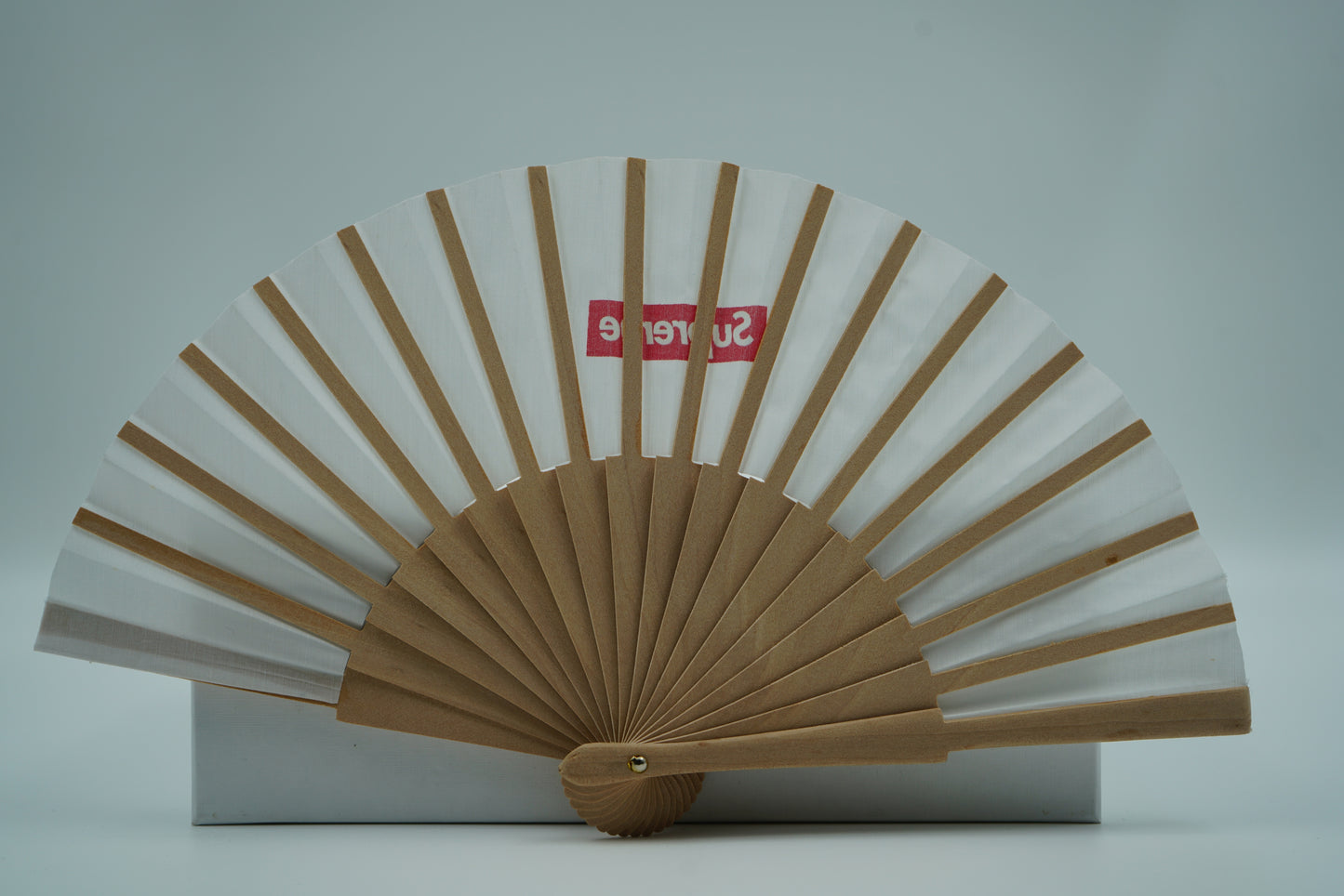 Supreme Sasquatchfabrix White Folding Fan