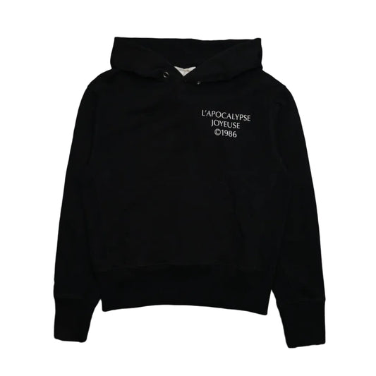 Helmut Lang Lapocalypse Joyeuse 1986 Black Hoodie