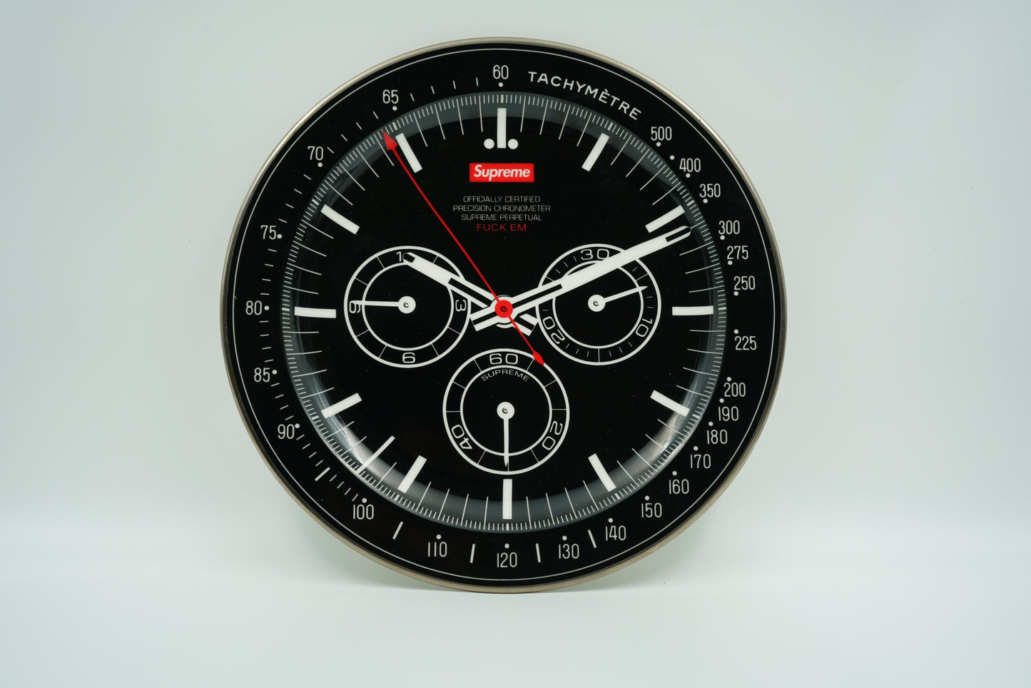 Supreme Black Watch Plate