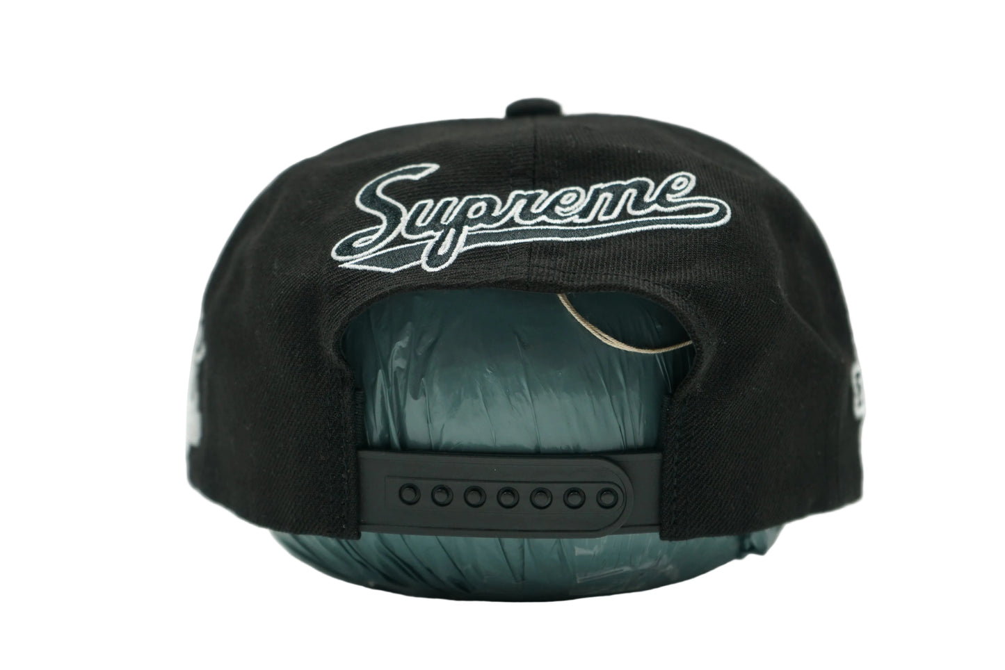Supreme World Famous S Logo 6-Panel Black Hat