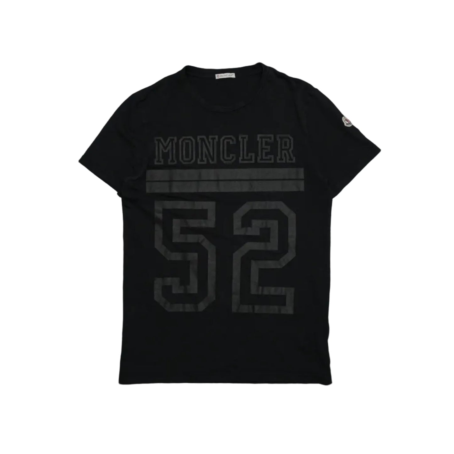 Moncler 52 Logo Maglia Black T-Shirt