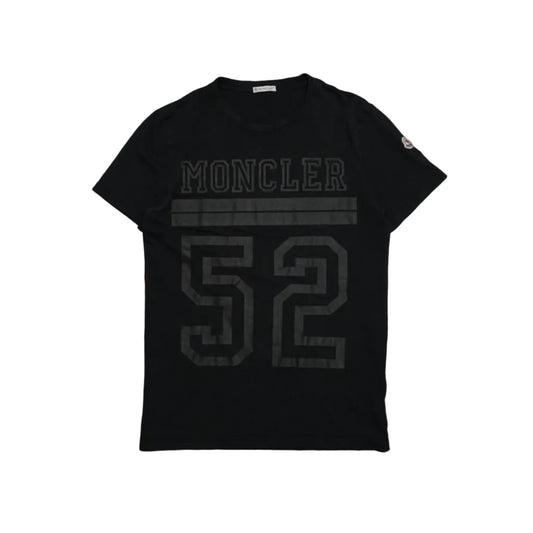 Moncler 52 Logo Maglia Black T-Shirt