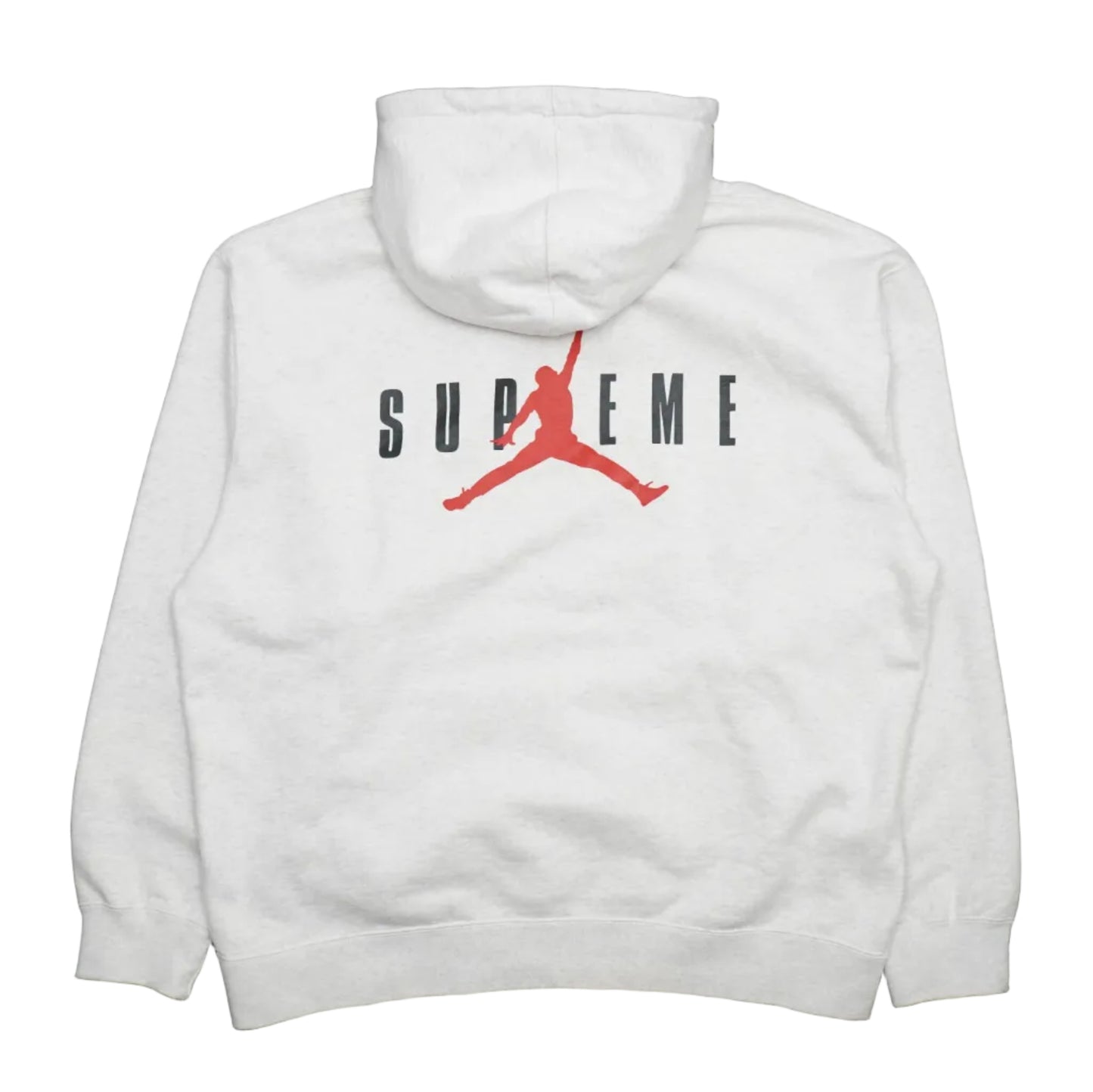 Supreme x Jordan Ash Grey Hooded Sweatshirt