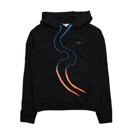 Off-White Yellow Acrylic Arrows Black Hoodie
