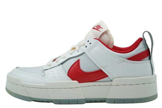 Dunk Low Disrupt White Gym Red