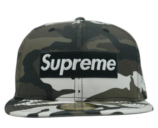 Supreme MLB Teams Box Logo New Era 59 Fifty Camo Cap