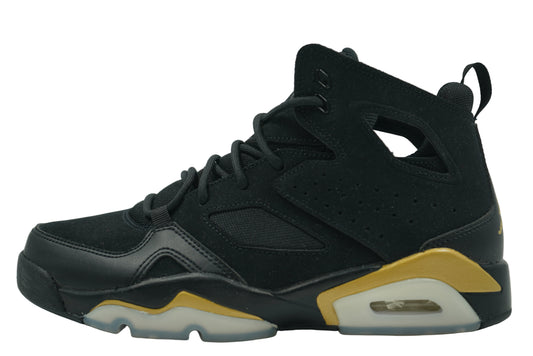 Jordan Flight Club 91 Black Metallic Gold