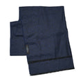 Lanvin Blue/Black Silk Scarf