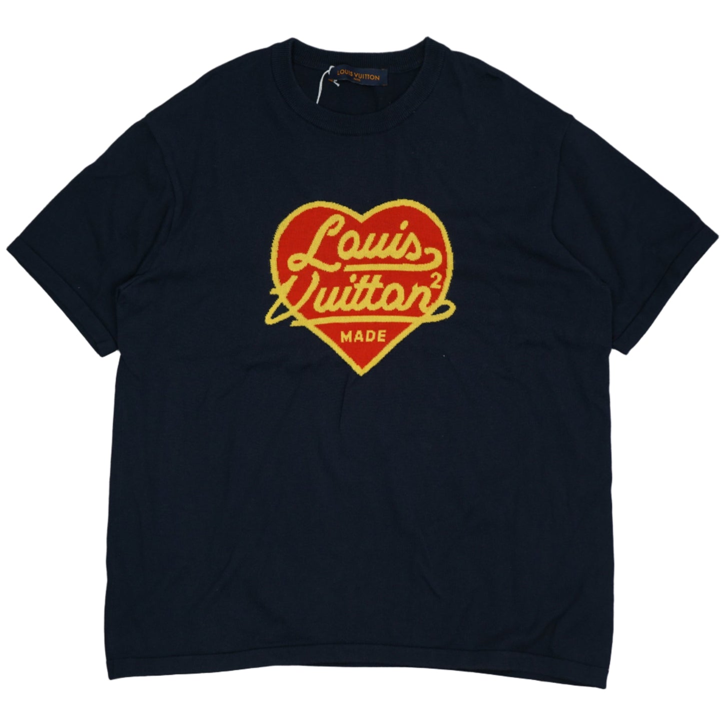 Louis Vuitton x Nigo Intarsia Jaquard Heart Knitwear T-Shirt